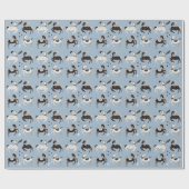 Prancings Folk Art Circus Horses All Occasion Cadeaupapier (Vlak)