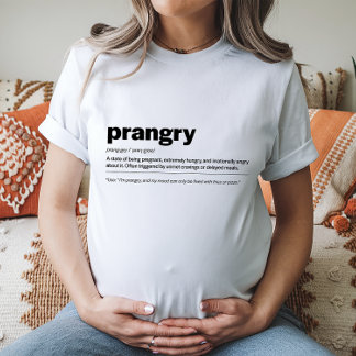 Prangry Maternity Shirt Grappig Gift