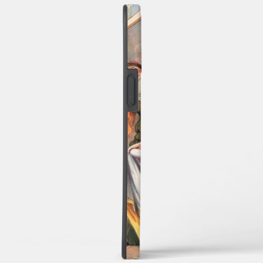 Prang's Christmas Card (ca. 1886) iPhone Case (Achterkant / Rechts)