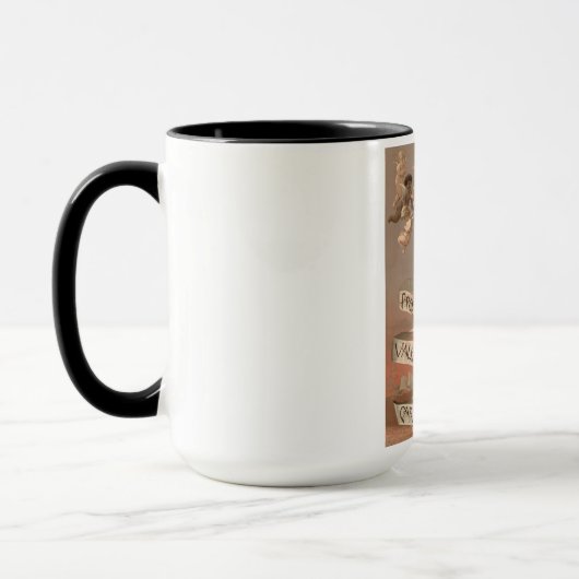 Prang's Valentijn Kaarten AD, Vrouw & Cherubs Mok (Links)