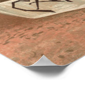 Prang's Valentijn Kaarten AD, Vrouw & Cherubs Poster (Hoek)