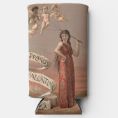 Prang's Valentijn Kaarten AD, Vrouw & Cherubs Seltzer Blikjeskoeler (Voorkant)