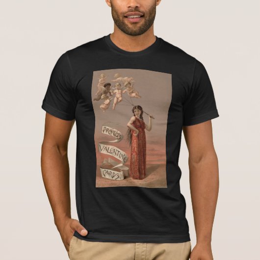 Prang's Valentijn Kaarten AD, Vrouw & Cherubs T-shirt (Voorkant)