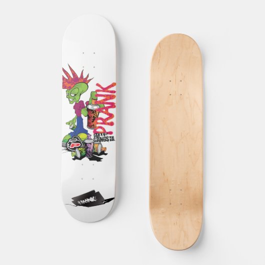 Prank Alien Punk Vandal Persoonlijk Skateboard (Voorkant)
