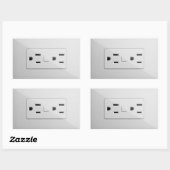 Prank Electrical Outlet Sticker Funny April Fools (Vel)
