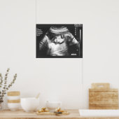 Prank Fake Ultrasound Afbeelding Poster (Keuken)
