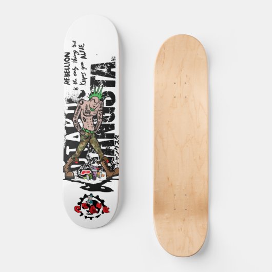 Prank is niet dood persoonlijk skateboard (Voorkant)