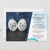 Prank kaart om vriend in verlegenheid te brengen,  (Achterkant)