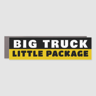Prank Magnet, Funny Little Package Truck Magnet Automagneet