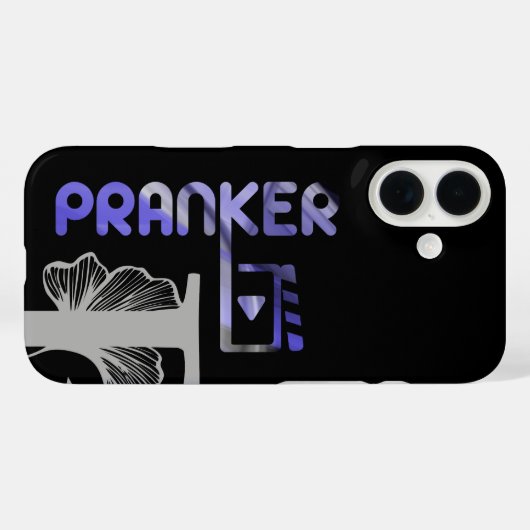 PRANKER iPhone Case Trend Abstracte Lavendel Viole (Achterkant (horizontaal))