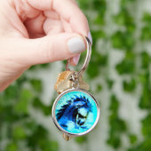 Pranking blue mustang Thunder_Cove Sleutelhanger (Hand)