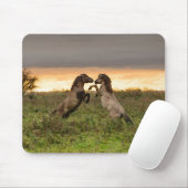 Pranking wild paarden mousepad muismat (Met muis)