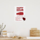 Pranna Happy Hour Poster Lighter Red jul-23 (Keuken)