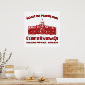 Prasat Hin Phanom Rung, Buriram, Isaan, Thailand Poster (Keuken)
