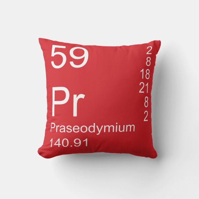 Praseodymium Kussen (Voorkant)