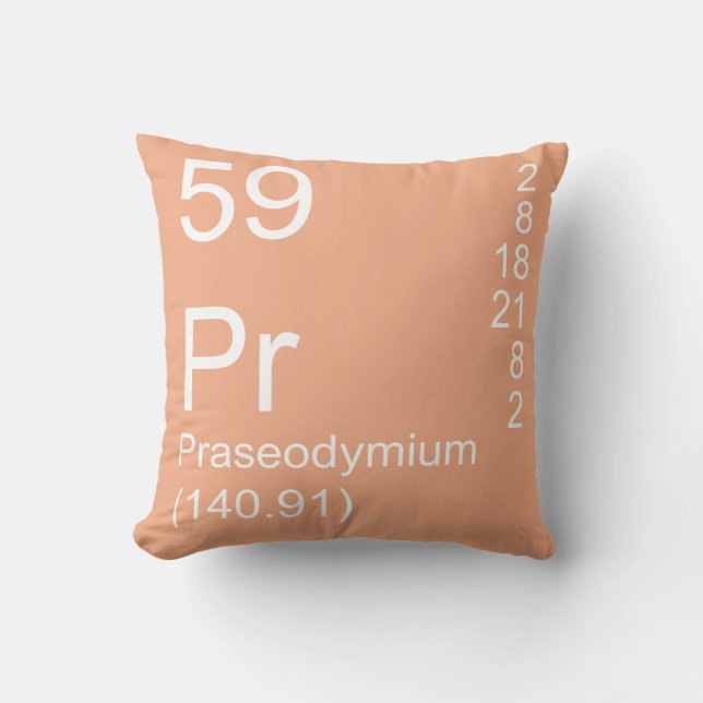Praseodymium Kussen (Voorkant)