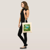Praslin Seychellen Coco de Mer Tropisch Strand Tote Bag (Voorkant (model))
