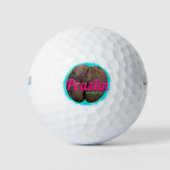 Praslin Seychellen Indische Oceaan  souvenir Golfballen (Voorkant)