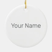 Praslin Seychellen Indische Oceaan  souvenir Keramisch Ornament (Achterkant)