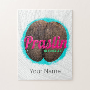 Praslin Seychellen Indische Oceaan souvenir Legpuzzel