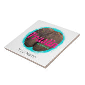 Praslin Seychellen Indische Oceaan  souvenir Tegeltje (Zijkant)