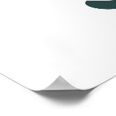 Praslin Seychellen, kaart Poster (Hoek)