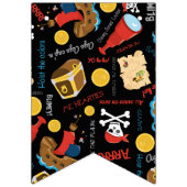 Prate Treasure Party Bunting Vlaggen Vlaggetjes (Derde vlag)