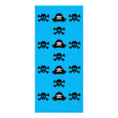 Praten als een piraat Dag Zinnen Blauw Donker Blau Reclamekaart (Achterkant)