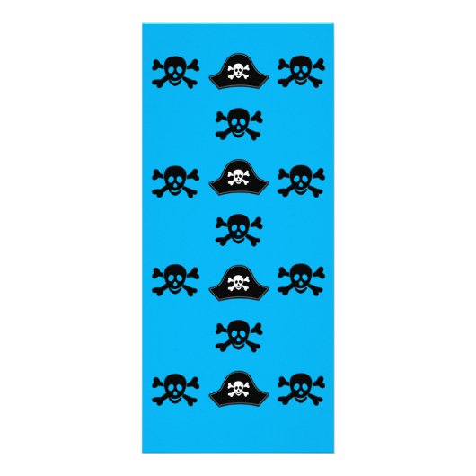 Praten als een piraat Dag Zinnen Blauw Donker Blau Reclamekaart (Achterkant)