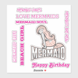 praten als een Zeemeermin Sticker