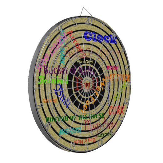 Praten Darts Dartbord (Voorkant Links)
