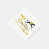 Praten Derby voor mij Paardenrennen Servet (Hoek)