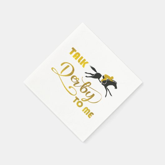 Praten Derby voor mij Paardenrennen Servet (Hoek)