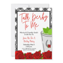 Praten Derby voor Rozen van Paarden met paardenrac