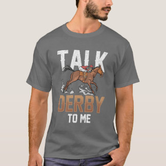Praten Derbyo Me Paardrijder Lover Rijdende jongen T-shirt