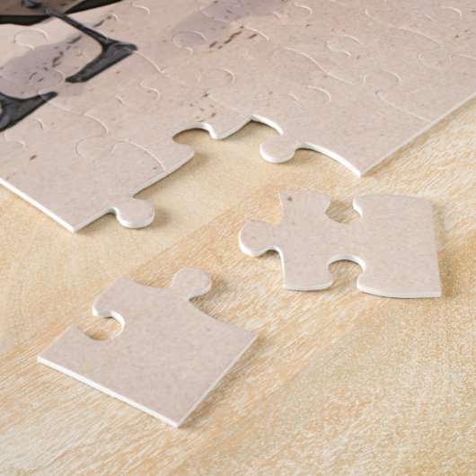 Praten in een Zee van Crowd Puzzle Legpuzzel (Zijkant)