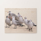 Praten in een Zee van Crowd Puzzle Legpuzzel (Horizontaal)