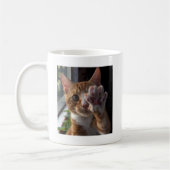 praten met de poot koffiemok (Links)