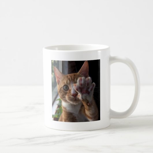 praten met de poot koffiemok (Rechts)