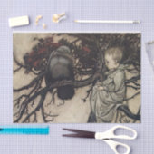 “Praten met de vogels” door Arthur Rackham Tissuepapier (Craft)