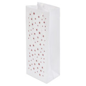 Praten met de wijn grappige kat wijn cadeautas (Achterkant Gekanteld)