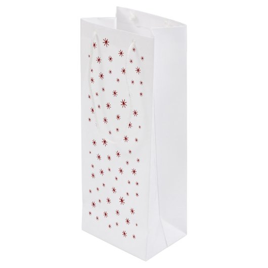 Praten met de wijn grappige kat wijn cadeautas (Achterkant Gekanteld)