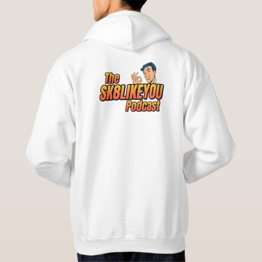 Praten met mij SLY Podcast Hoodie - Unisex (Achterkant)