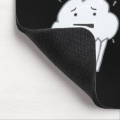 Praten Muffin Joke Mousepad Muismat (Hoek)