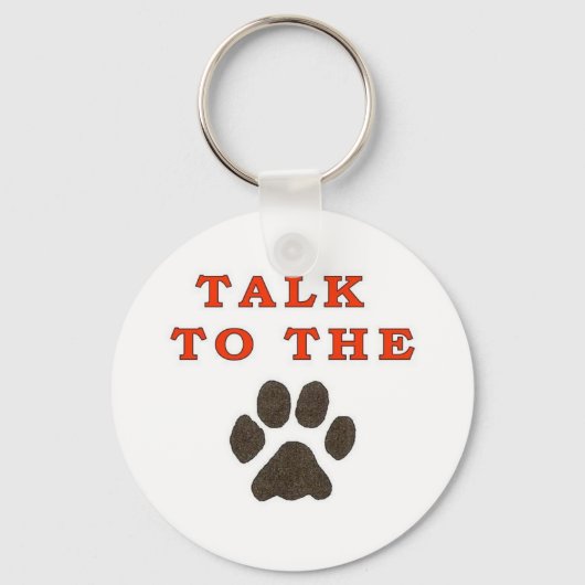 PRATEN NAAR DE PAW SLEUTELHANGER (Voorkant)