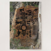 Praten over Canyons News Paper Rock Legpuzzel (Verticaal)