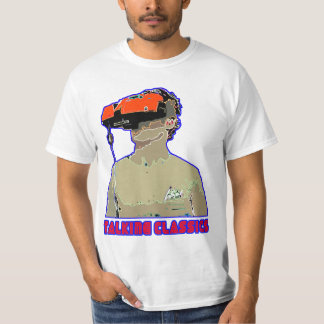 Praten over klassieke virtuele jongen t-shirt