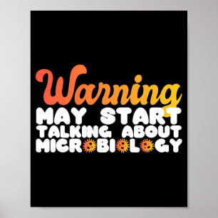 Praten over microbiologie microbioloog 3 poster