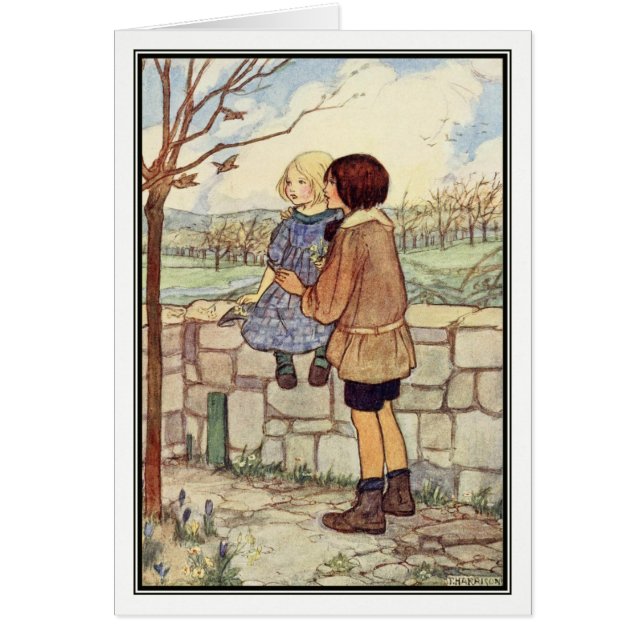 Praten van Florence Harrison over kinderen in apri (Voorkant)
