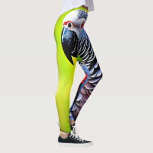 Pratende Afrikaanse grijze papegaai Leggings